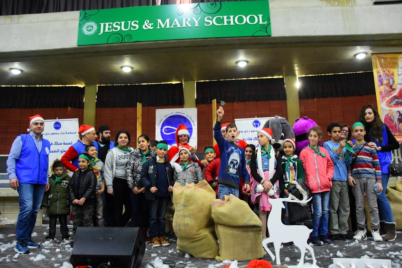 Saint Vincent de paul celebrating Christmas at Jesus & Mary school